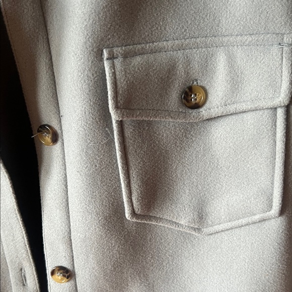 💕Light Blue Button-Up Jacket Shacket - Picture 4 of 7